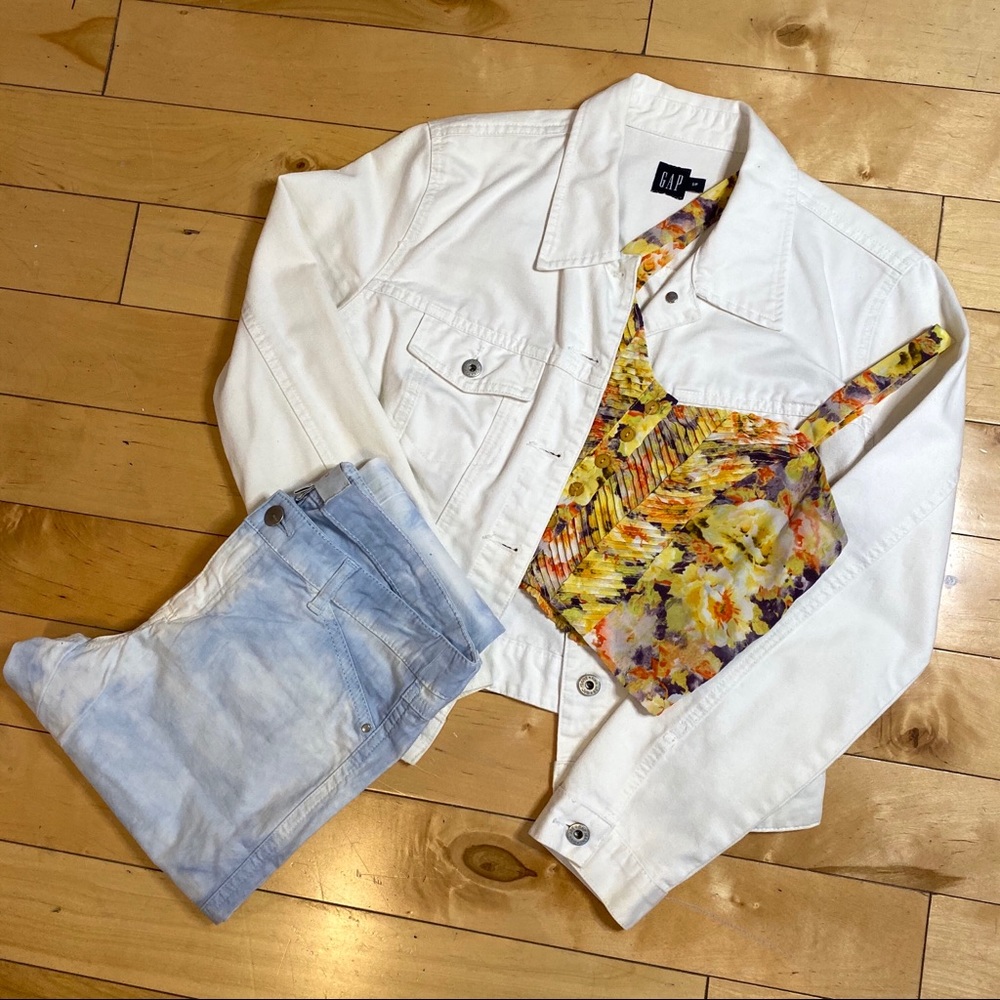 Flower crop top - Picture 2 of 2
